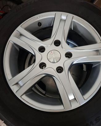 4 cerchi in lega marca eltex 215/65/r16 per fiat 