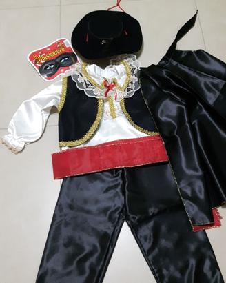 Carnevale vestito zorro