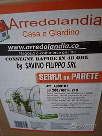 Serra da parete in PVC cm. 200x100x20h