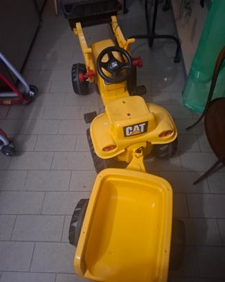 trattore ruspa con pedali