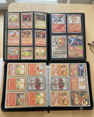 🔥Lotto Set Carte Pokémon Linea Evolutiva Charizard