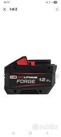 batteria milwaukee force 12.0 nuova