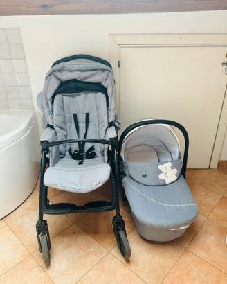 Passeggino + Navicella Grigio - Marca CAM