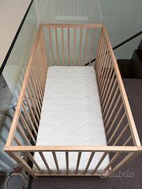 Lettino Ikea + materasso