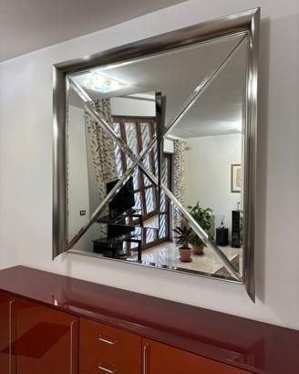 Specchio moderno grande design geometrico