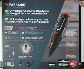 Nuovo!Levigatrice penna Parkside+Batteria!GARANZIA