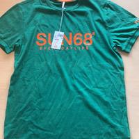 Maglietta Sun68 verde smeraldo