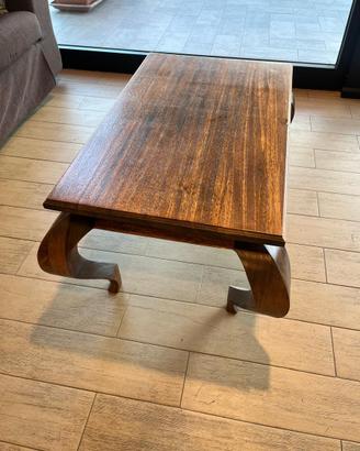 Tavolino basso legno masselo