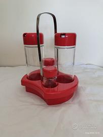 Set Abert Olio, Aceto, Sale e Pepe Vintage