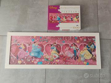 Puzzle Principesse Disney 98x33cm con cornice o no