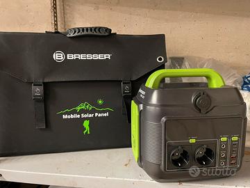 Bresser generatore 600w + pannello solare 90w