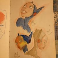 Sketckbook Moleskine con circa 100 disegni