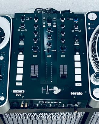 GIRADISCHI STANTON T.120 + MIXAR DUO E ACCESSORI