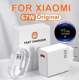 Caricabatterie Xiaomi 67W super fast + cavo USB C