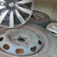 cerchi in ferro + pneumatici  gratis 