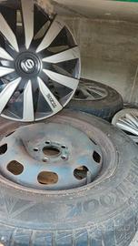 cerchi in ferro + pneumatici  gratis 