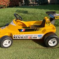 Macchina F1 a pedali