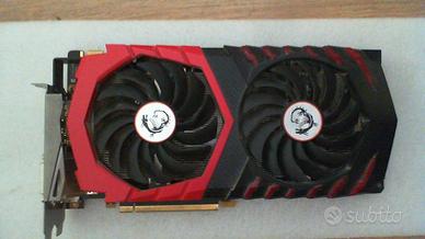 Scheda video AI  Gaming Nvidia GTX 1080 DDR5 X 8GB