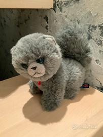 Peluche Trudi gatto grigio