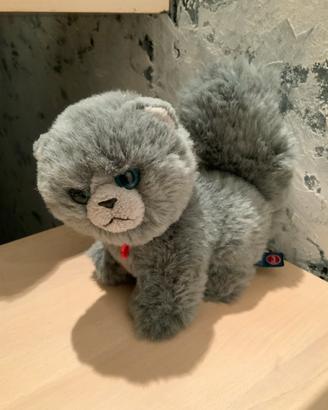 Peluche Trudi gatto grigio