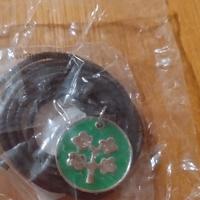 Bracciale artigianale ciondolo placcato argento