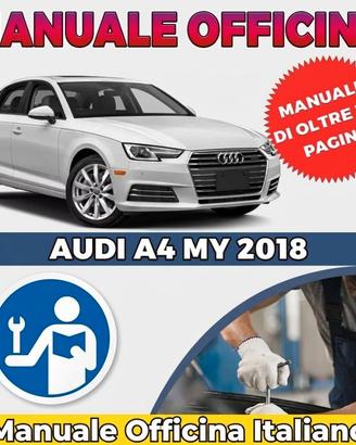 Manuale Officina Audi A4 2.0 TDI dal 2018 Italiano