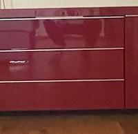 Mobile TV rosso salotto - IKEA