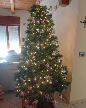Albero di natale+palline + base albero