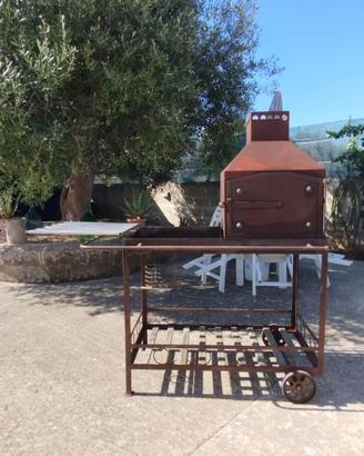 Barbecue portatile con accessori
