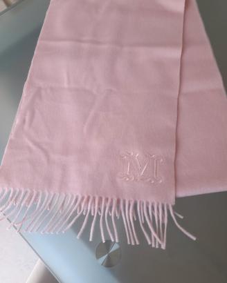 Sciarpa Max Mara in 100% cashmere colore rosa 