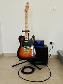 Squier Fender Telecaster con amplificatore H&K 25W