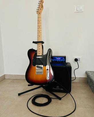 Squier Fender Telecaster con amplificatore H&K 25W