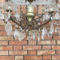 Lampadario vintage ha goccia 6 punti luce