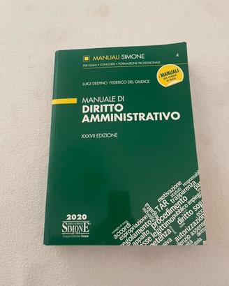 Manuale di diritto amministrativo