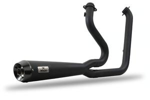 Scarico Malparidos 2-1 Nero Omologato Euro 3 Harle