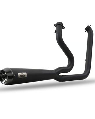 Scarico Malparidos 2-1 Nero Omologato Euro 3 Harle