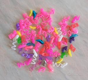 Lotto accessori collezione scarpe borse barbie