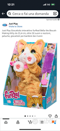 Pelouche gatto interattivo