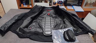 Tuta Moto Dainese in pelle nera divisibile 50