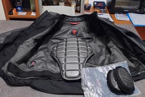 Tuta Moto Dainese in pelle nera divisibile 50