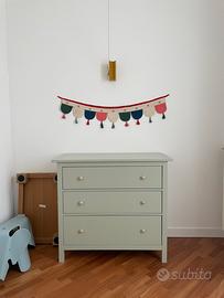 Cassettiera Hemnes Ikea verde salvia