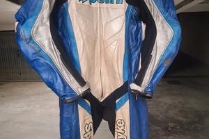 Tuta moto Polini Spyke pelle tg 54
