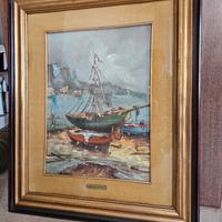 Quadro Alfredo Valenti - Cornice legno 