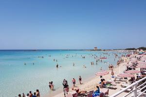Settembre vicino a lido tabù