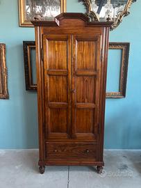 Piccolo armadio antico 2 ante con ripiani interni