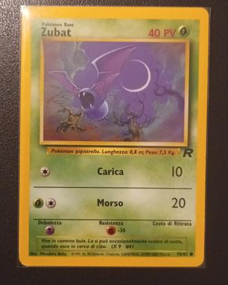 Carta pokemon Zubat