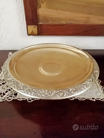 ALZATINA argentata firmata vintage