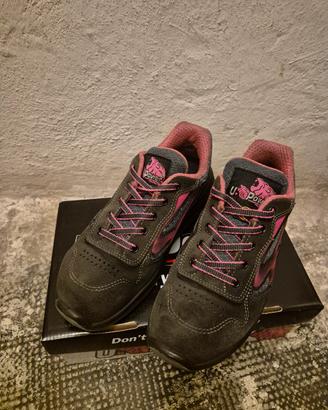 Scarpe antinfortunistiche U-POWER n°38 nero/rosa