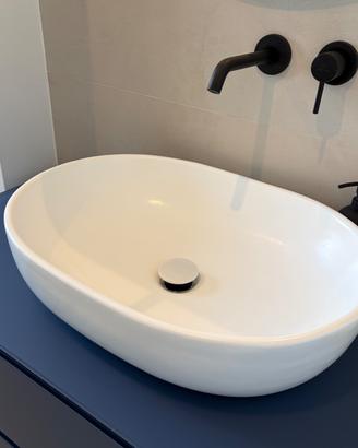 Lavabo Appoggio bianco opaco