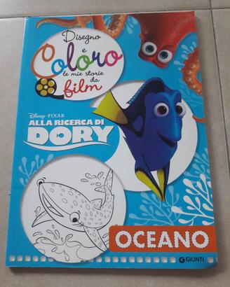 Disegno e coloro le mie storie da film-Dory,oceano